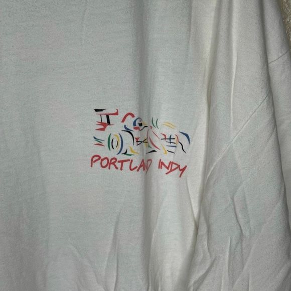 Vintage 90s Portland Indy Racing T Shirt XXL - Picture 3 of 8